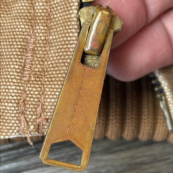 Carhartt Hooded Jacket J168 BRN Large - Picture 13 of 15